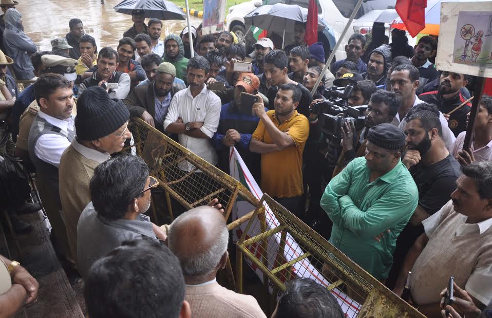 ದಲಿತರ ಮೇಲಿನ ಹಲ್ಲೆೆ ಖಂಡಿಸಿ ಎಸ್‌ಡಿಪಿಐ ಪ್ರತಿಭಟನೆ